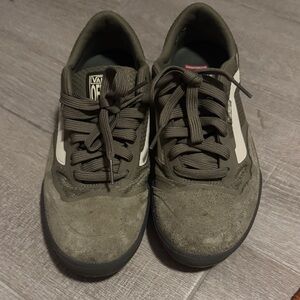 Vans Men's Olive and White a.v.e.’s
